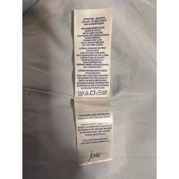 NWT Joie Floral Fields Midi Dress Blue Orange L Fairy Timeless Tiered - Picture 11 of 16